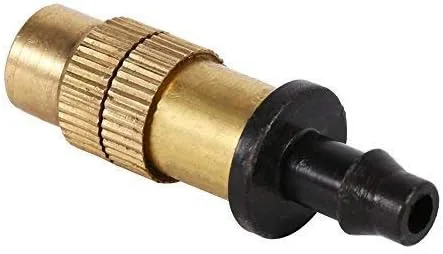 Vista 5 de Yosoo Boquilla de rociadores rociadores para riego riego sistemas de nebulización de latón ajustable rociador atomizador para césped de jardín, 5