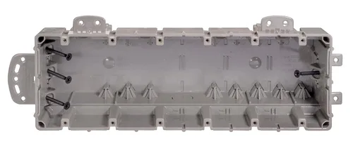 Vista 19 de Southwire MSBMMT1G Caja de dispositivo de montaje múltiple de 1 banda con profundidad ajustable; resistente 42 libras