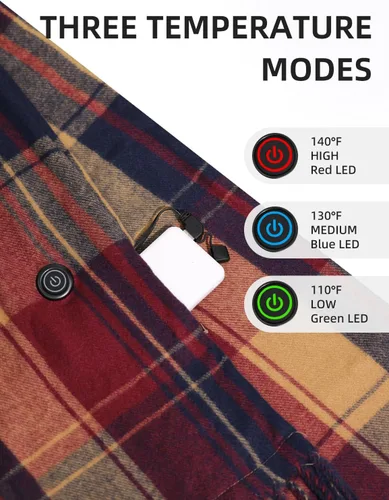 Vista 2 de Heated Scarf for Women Include Rechargeable Battery, Winter Electric Neck Scarf for Cold Weather Púrpura