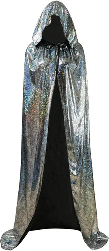 Vista 3 de Capa unisex de longitud completa con capucha para Halloween y Navidad