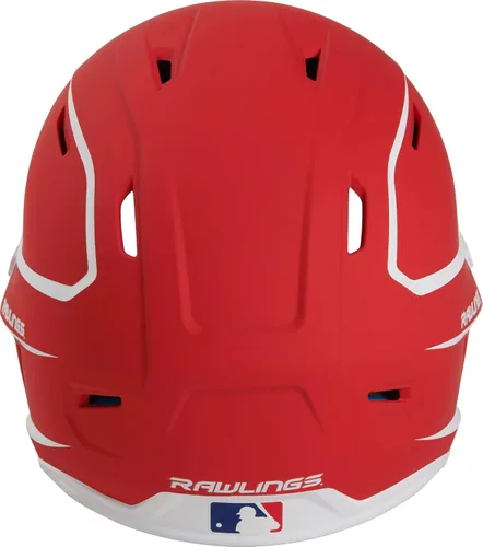 Vista 5 de Rawlings Casco de bateo de béisbol MACH Mate de dos tonos Tamaños JR y SR Varios