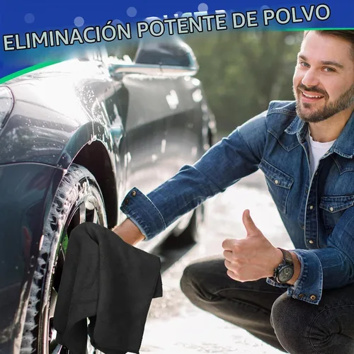 Vista 5 de Newwiee 3 paños de limpieza de microfibra extra grandes de 30 x 20 pulgadas, lavables y reutilizables, sin manchas, sin pelusas, para limpiar