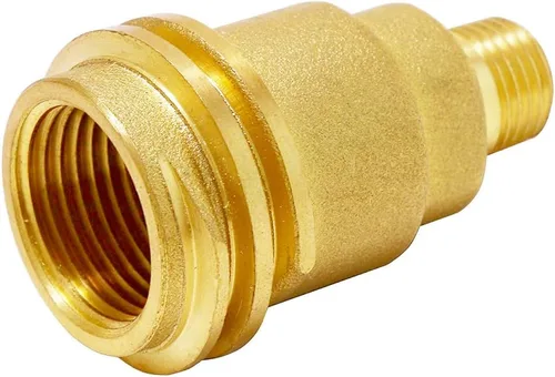 Vista 6 de Joywayus Conexión de gas propano de tuerca QCC1 de latón macizo con rosca macho NPT de 1/4 pulgadas, adaptadores de manguera de conexión rápida
