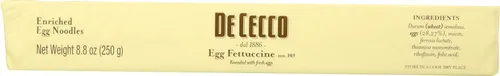 Vista 8 de De Cecco Pasta Fettuccine Fideos de huevo, 8.8 oz