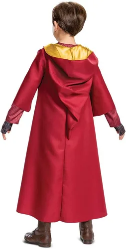 Vista 2 de Harry Potter Quidditch Gryffindor Deluxe Disfraz infantil rojo y dorado