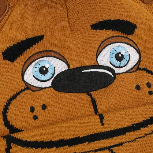 Vista 2 de Five Nights at Freddy's Freddy Fazbear Juvenil Gorro Marrón sin Puños