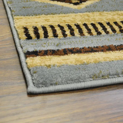 Vista 3 de Mayberry Rug AD7764 - Alfombra de área con punta de flecha 2X4, 2'3"x3'3", azul
