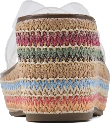 Vista 5 de WHITE MOUNTAIN Samwell Sandalias de cuña para mujer