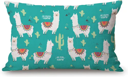 Vista 7 de Solekla Fundas de almohada de 12 x 20 pulgadas, decoración rústica de granja, fundas de almohada florales mexicanas, algodón lino, arte étnico