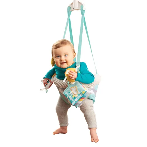 Vista 12 de Evenflo exersaucer Puerta Jumper ajustable bebé Bouncer Doorway Fun Swing Jump Asiento búho 100% Kids seguridad, fuerte Productos de calidad RÁPIDO