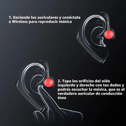 Vista 4 de Auriculares de conducción ósea: estéreo, multifuncional, manos libres para sordos
