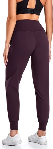 Vista 103 de Oalka - Pantalones deportivos para mujer, con cintura alta y bolsillos, para hacer deporte, yoga y entrenar