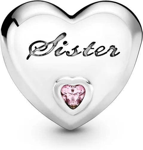 Vista 3 de Fit Pandora Pulsera Mujer NietaAbuelaHijaMamáHermanaPapáCorazón Amor Plata Charms