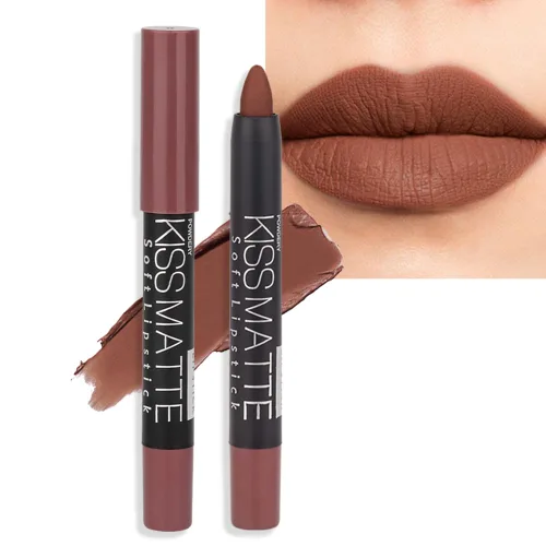 Vista 13 de BINGBRUSH Lápiz labial mate de larga duración, tinte de delineador de 01
