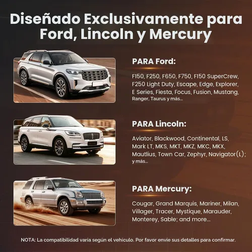 Vista 6 de ANCEL FD700 Ford Lincoln Mercury OBD2 escáner, sistema completo lector de código de coche automotriz con todas las funciones, incluyendo registro