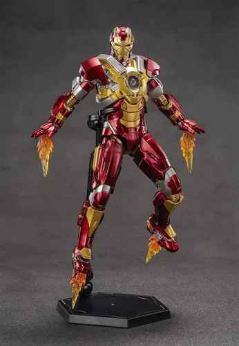 Vista 3 de Figura de acción Ironman Mark17 de 7 pulgadas, (escala 1/10), exquisita pintura, 20 articulaciones, juguete movible con muchos accesorios