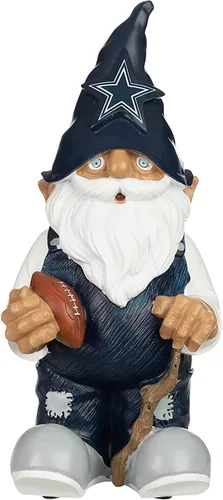 Vista 23 de NFL Resin 11.5" Team Logo Outdoor Garden Statue Gnome