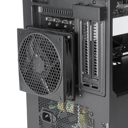 Vista 5 de Silverstone Tecnología FDP02 Soporte externo del adaptador del ventilador de refrigeración de la GPU, SST-FDP02B Negro