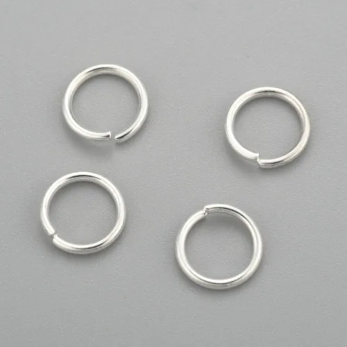 Vista 90 de HDSupplies 100 piezas - 4mm de argollas de acero inoxidable 304 de tono negro - Calibre 22 (espesor de 0.6mm)