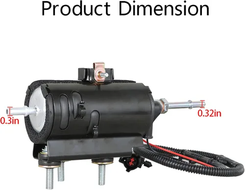 Vista 4 de GXYWADY Bomba de combustible eléctrica PF1 F81Z-9C407-AC Reemplazo para 7.3L V8 Diesel OHV Turboalimentado Motor Reemplazo para E-350 E-450 E-550