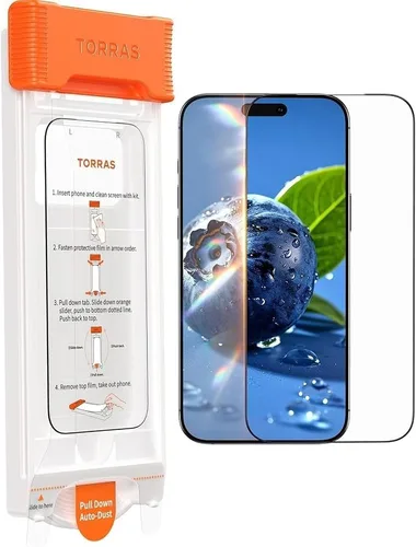 Vista 8 de TORRAS OrigArmor for iPhone 17 Pro Max Screen Protector, Anti-Reflection