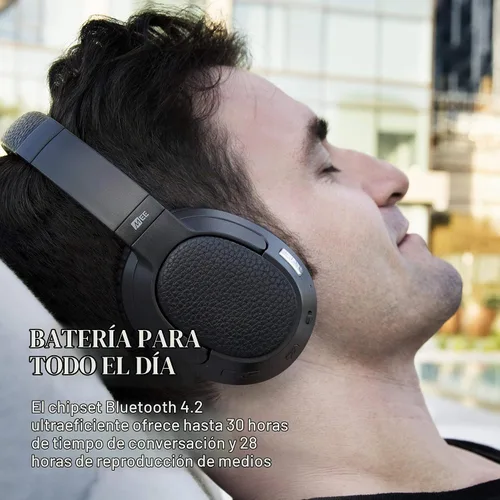 Vista 7 de Mee Audio Matrix Cinema - Auriculares Bluetooth Inalámbricos de Alta Resolución Estéreo con aptX de Baja Latencia para Mejor Sincronización
