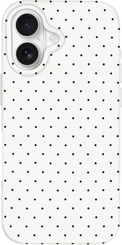 Vista 135 de Hython Funda para iPhone Air, diseño estético de lunares lindos, funda simple de 6.5 pulgadas, delgada, antiarañazos, parachoques de TPU suave, a