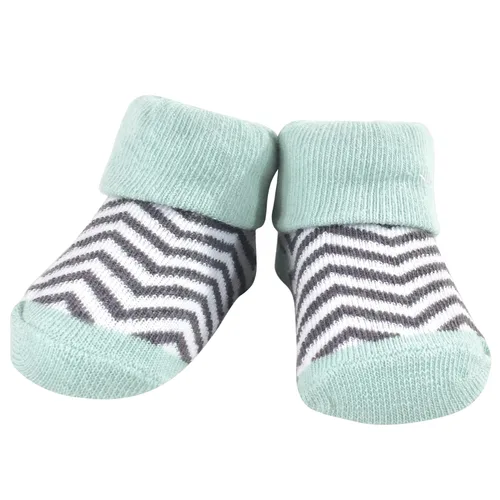 Vista 5 de Hudson Baby - Juego de babero y calcetines de algodón, producto unisex, Juego de babero y calcetines de algodón., talla única