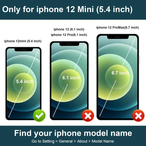 Vista 2 de Folosu Funda compatible con iPhone 12 Mini con soporte para tarjetas, rotación de 360°, soporte de anillo de dedo con función atril, protección