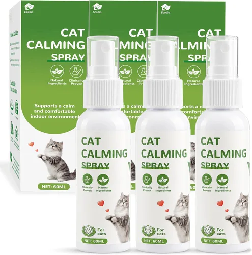 Vista 8 de 3 botellas de feromonas calmantes para gatos en aerosol para hogares