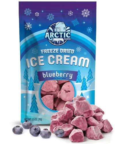 Vista 87 de Arctic Farms Trozos de Helado Liofilizado Empaquetados y en Caja - No se Derrite (1 libra, S'mores)