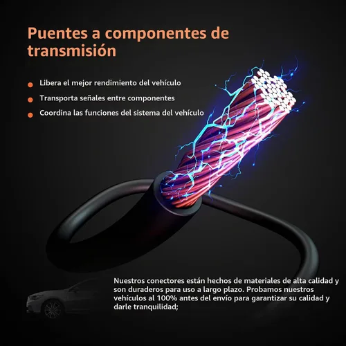 Vista 6 de HiSport 4 piezas de bobina de encendido hembra conector conector arnés coleta - 1J0973724 compatible con Audi VW Jetta Passat