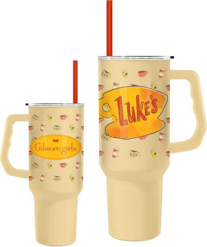 Vista 9 de Silver Buffalo Pokemon Cafe Art Mimikyu Stainless Steel Tumbler, 30oz