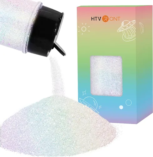 Vista 22 de HTVRONT Polvo holográfico de purpurina fina – 50 g/1.76 oz purpurina negra para resina, purpurina extrafina de 0.008 pulgadas para vasos, tarjetas