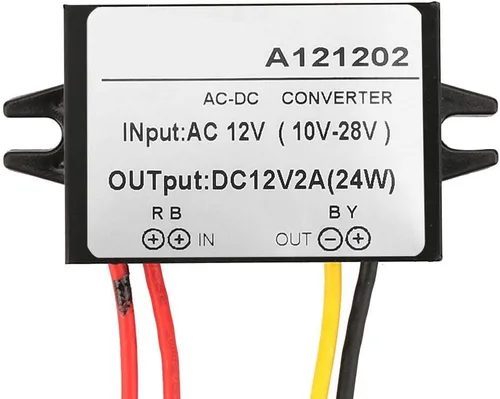 Vista 5 de Convertidor de voltios reductor: CA 10-28V a CC 12V (2A)