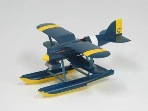 Vista 4 de Molde fino Curtiss R3C-0 Red Pig FG2 Modelo de plástico a escala 1/48 con estatua de Curtiss