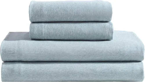 Vista 9 de Calvin Klein - Juego de sábanas de tamaño individual, ropa de cama de mezcla de algodón naturalmente suave - Sábanas con funda de almohada a juego
