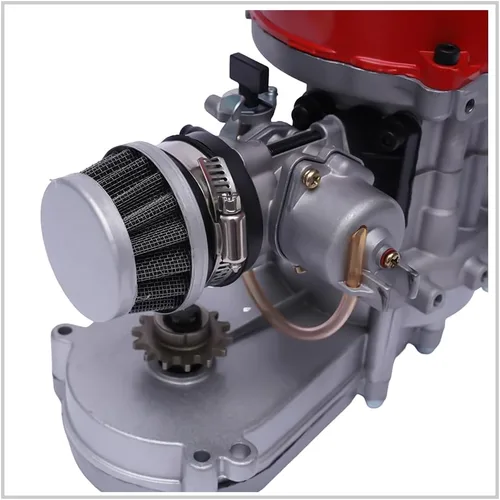 Vista 6 de CNCEST Motor de 2 tiempos de 49 CC – Kit completo – Motor de bicicleta de bolsillo de 1.732 in – Motor completo de arranque para motocicleta