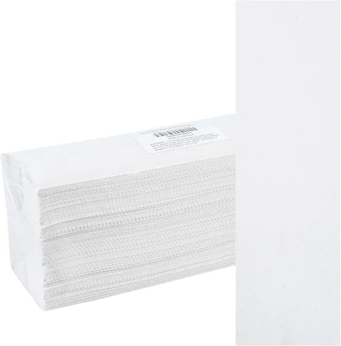 Vista 12 de Restaurantware Paquete de 250 toallas de papel multipliegue de 9.5 x 9.25 pulgadas, absorbentes para secar las manos, limpieza de derrames Blanco