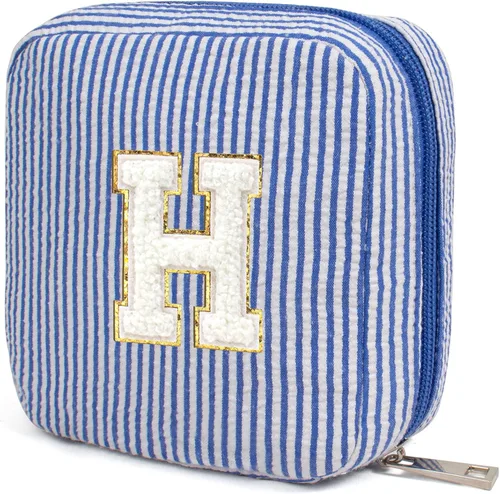 Vista 9 de KOTORA Bolsa de Maquillaje Inicial, Bolsa de Viaje de Artículos de Aseo, Bolsa de Maquillaje Transparente, Bolsas de Cosméticos Organizadoras