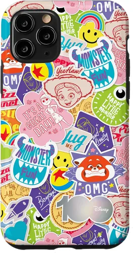 Vista 27 de Funda para iPhone 16 Disney 100 Pixar Happy Faces and Happy Stickers D100
