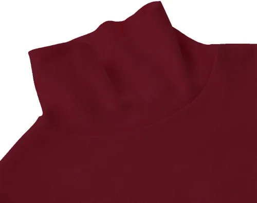 Vista 2 de Spring&Gege Camisas de cuello alto de manga larga de algodón suave para niñas pequeñas y grandes
