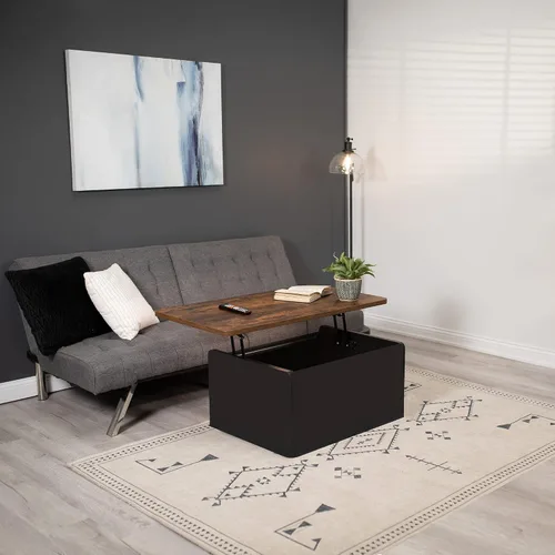 Vista 8 de VIVO Bisagras de mecanismo de elevación de mesa de centro (x2), accesorios asistidos neumáticos, juntas de mesa para muebles, bisagras elevadoras