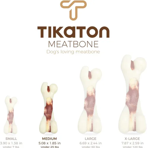 Vista 6 de Tikaton - Juguetes masticables para perros para masticadores agresivos, sabor a venado, juguetes duraderos para masticar para dentición de cachorros