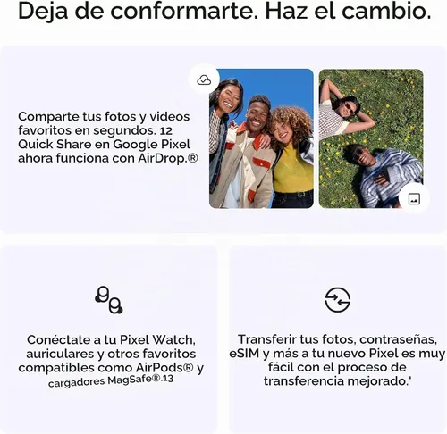Vista 7 de Google Pixel 11 - Teléfono inteligente desbloqueado, Géminis - 256 GB Frost