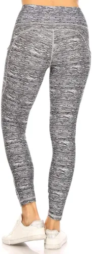 Vista 3 de Leggings Depot - Leggings de cintura alta 78. Pantalones de yoga deportivos con bolsillos laterales