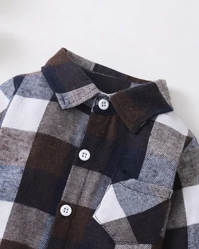 Vista 4 de Renotemy Conjunto de ropa para bebé recién nacido, conjunto de ropa con estampado de letras para niño