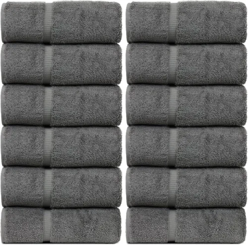 Vista 56 de Colección Luxury Hotel & Spa Altamente Absorbente, Secado Rápido 100% Algodón Turco 700 GSM, Toalla Eco Amigable, para Baño Borde Dobby Toalla