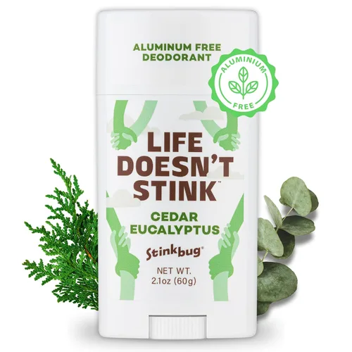 Vista 15 de Stinkbug Naturals - Desodorante orgánico sin aluminio con aceite de coco y aceites esenciales, sin parabenos, desodorante para piel sensible, 2.1