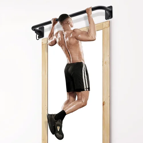 Vista 5 de SELEWARE Heavy Duty Welded Pull Up Bar, Versatile Doorway Wall Mount, Joist Mounted, and Ceiling Mounted Chin Up Bars, Thick Metal Sturdy
